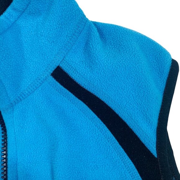 PEAK PERFORMANCE R&D Mid Waistcoat Woman's LARGE Full Zip Stretchy blue and blac - Picture 8 of 15
